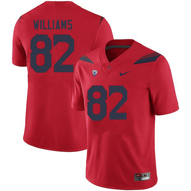 Men #82 Zach Williams Arizona Wildcats College Football Jerseys Sale-Red